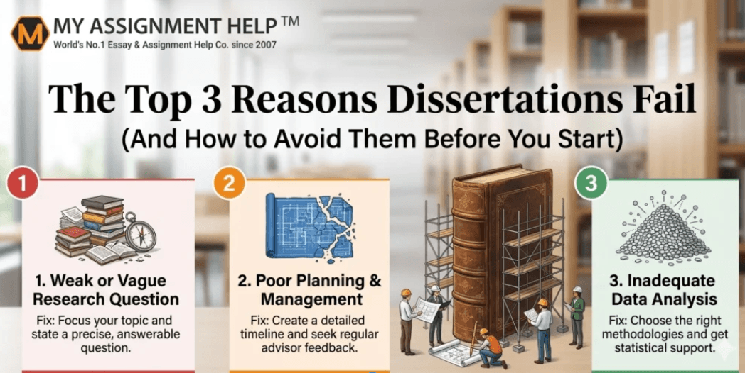 The Top 3 Reasons Dissertations Fail (And How to Avoid Them Before You Start)